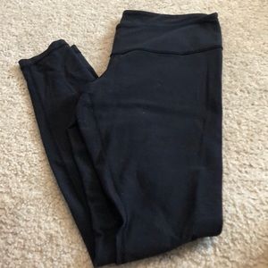 Reversible black lululemon leggings